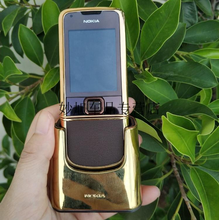 诺基亚8800a金属滑盖老款经典收藏手机黄金版怀旧复古不锈钢手机定制