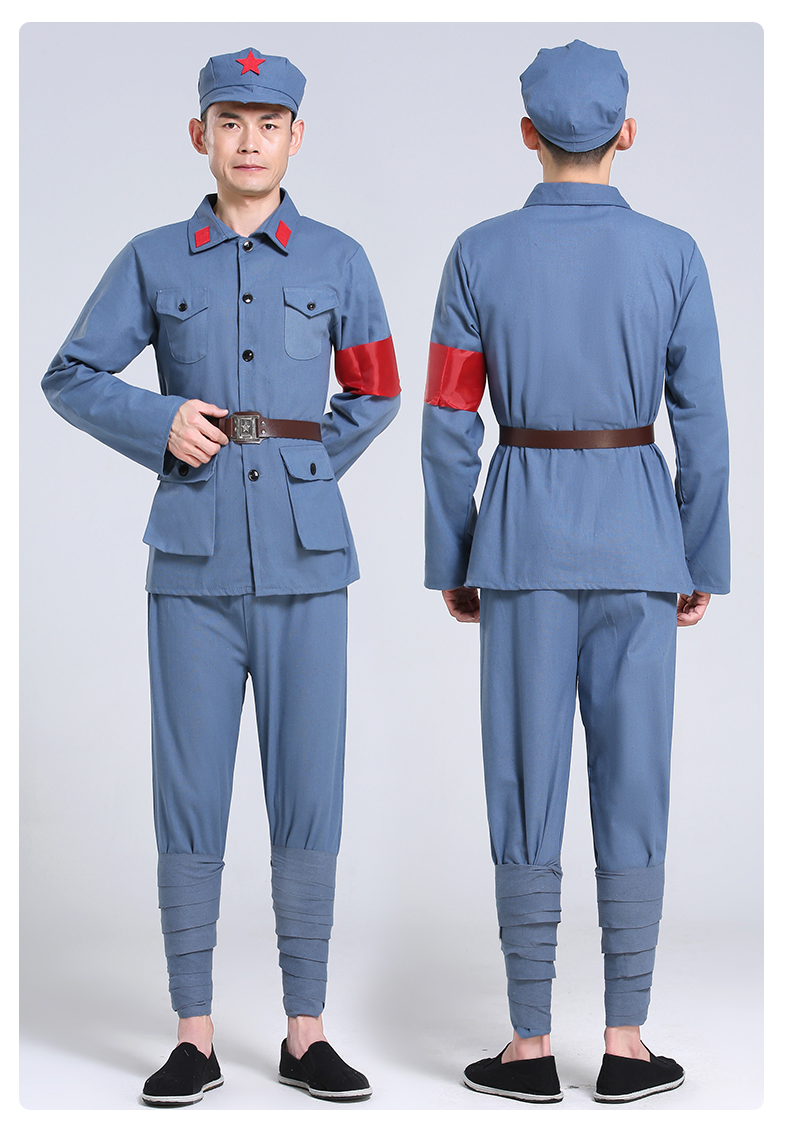 南极人( nanjiren)成人红军演出服八路军衣服长征合唱服小新四军儿童