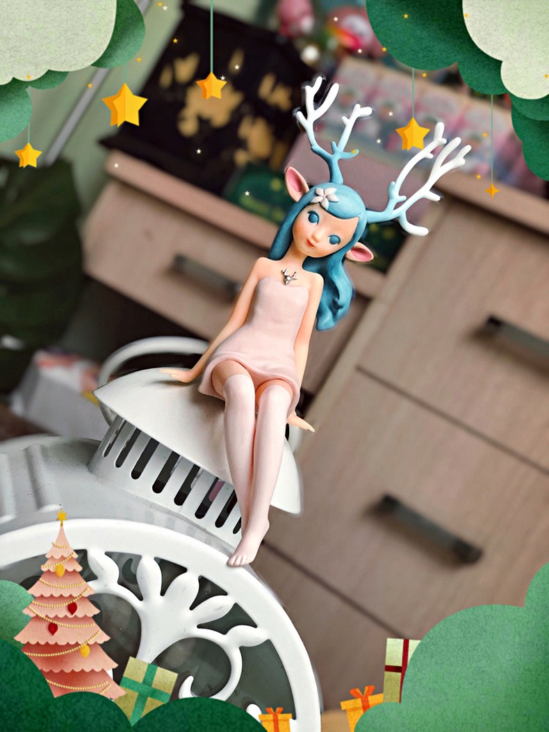 52toys 黑荔枝艺术 多萝西盲盒 森林精灵系列 可爱潮流手办摆件 情人