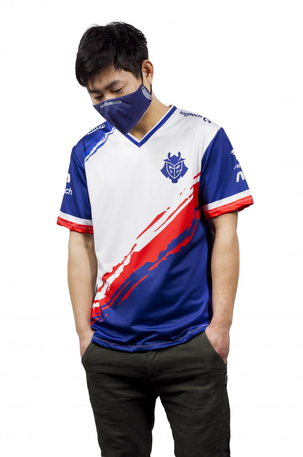 csgo电竞服2022短袖niko男major衣服kennys定制idg2短队服黑白款可