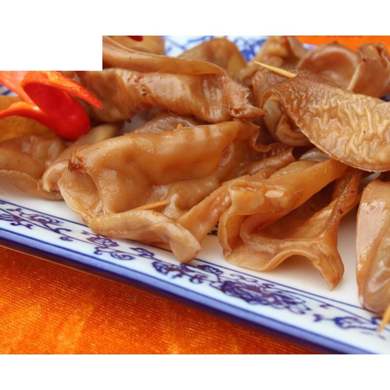 四川特产自贡麻辣兔耳朵办公室休闲小吃香辣零食下酒菜兔子肉160g 微