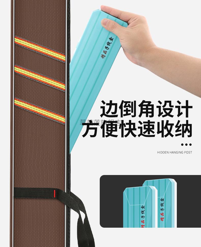 子线盒三层梦达子线盒薄三层加长仕挂盒子渔具鱼钩盒鱼具双层线盒钓鱼