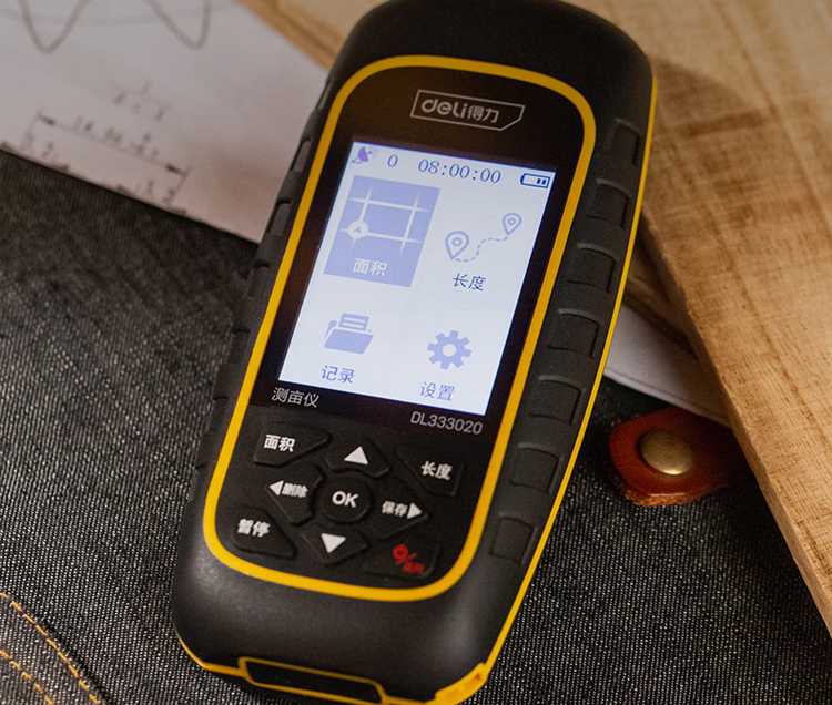 手持高精度定位测亩仪gps北斗定位山坡收割机农田土地面积长测量
