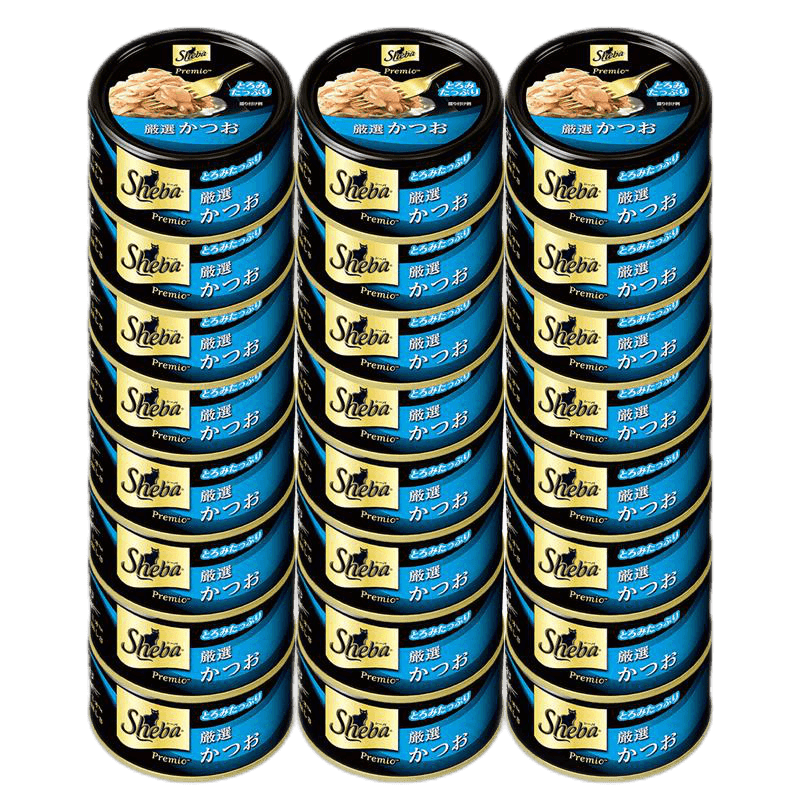 希宝sheba猫罐头成猫猫咪零食湿粮泰国鸡胸肉及胡萝卜青豆猫罐头85g24