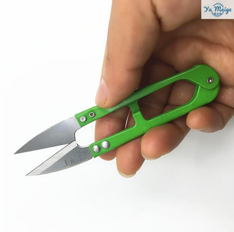 新款王麻子纱剪锋利弹簧纱剪家用十字绣线头剪服装厂裁缝小剪刀u型剪