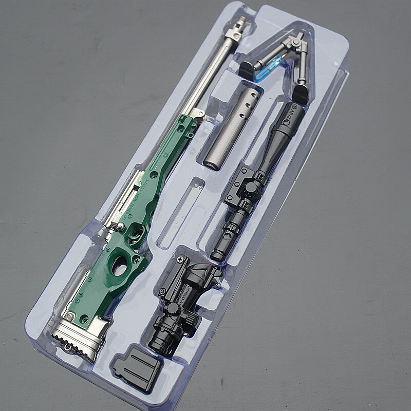 98k m416 m24 sks aug抢模合金模型玩具 30厘米黄金龙骨awm 枪栓可