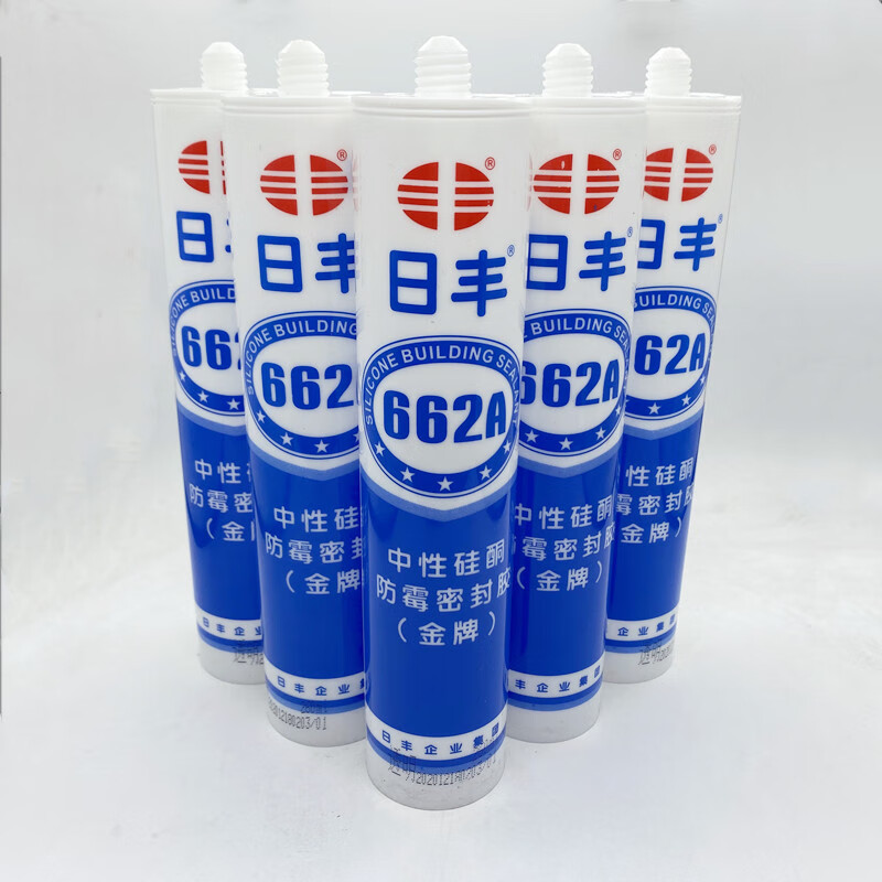 日丰玻璃胶中酸性防水霉厨卫家用透明黑色瓷白鱼缸强力快干结构硅定制