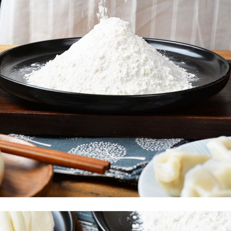 河南豫志小麦面粉五星特精中高筋面拉面包子馒头烘培通用粉 黑全麦粉