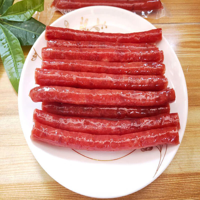 翟老头广味小腊肠酒香甜肠开袋即食广味香肠甜腊肠熟食零食2袋酒香甜