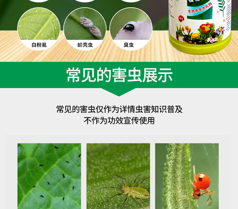 济友百虫清花卉杀虫剂植物土壤灭花盆小飞虫药绿植月季花草除虫家用