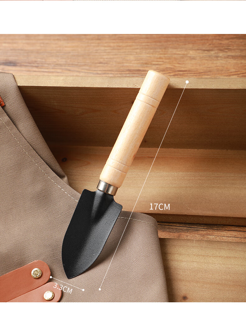 植树节工具盆栽小铲子种花养花铁锹松土花铲园艺种植多肉工具套装三