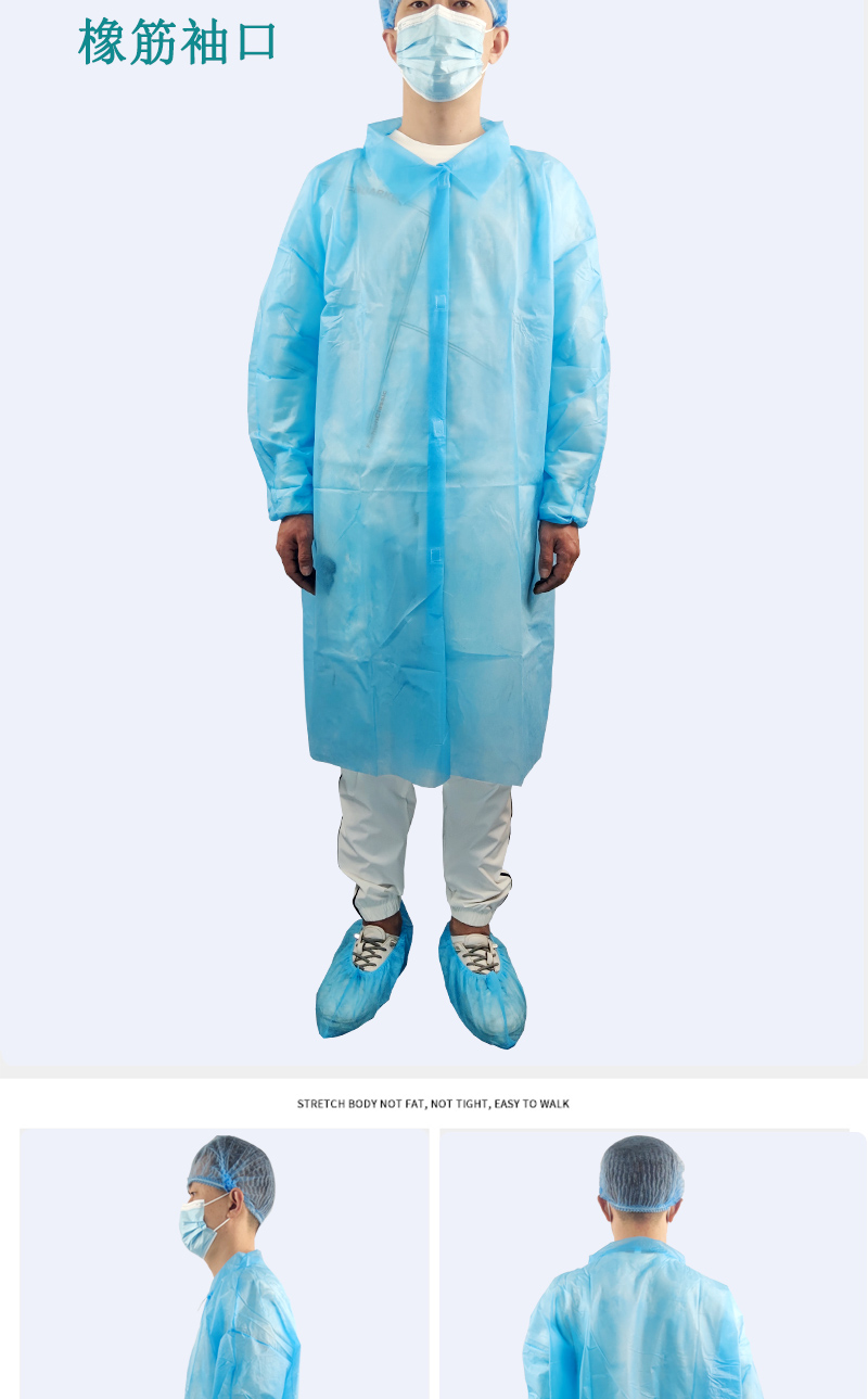 【好物推荐】一次性白大褂实验室无纺布工作服防尘厂参观洁净定制 pp2