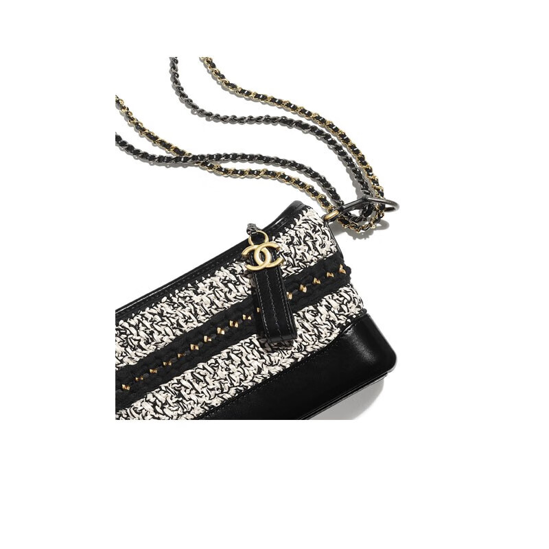 【买手代购】chanel香奈儿女包abrielle小号流浪包藤条小牛皮金色斜