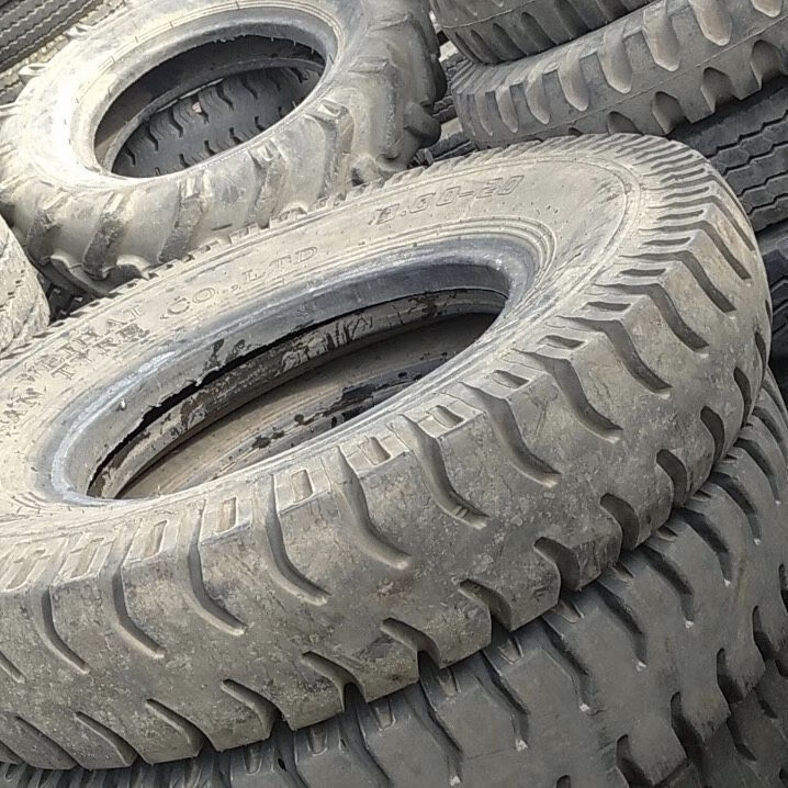 二手农用拖拉机轮胎82516尼龙羊角纹