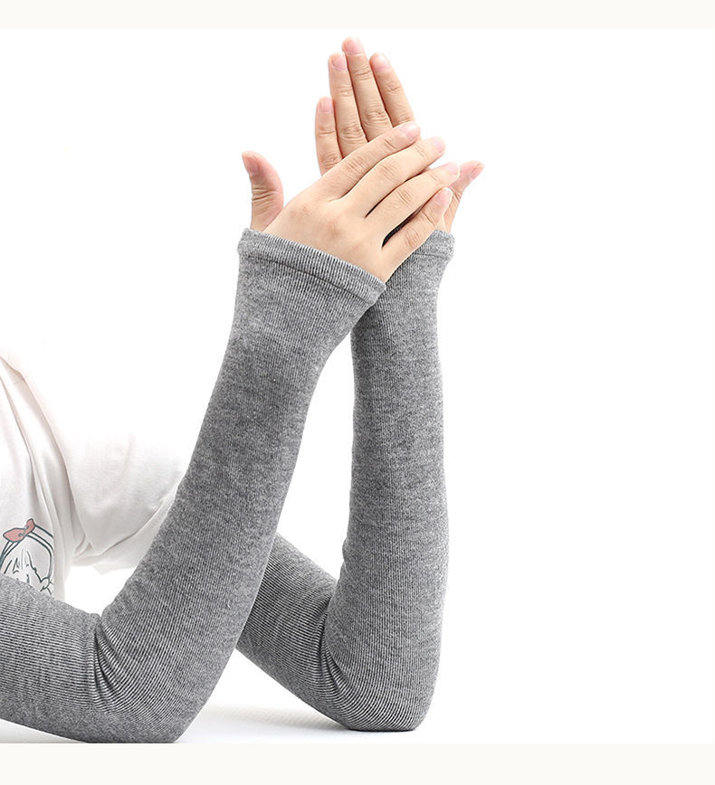 俞兆林秋冬季羊绒手臂套袖套女加厚护臂保暖男护手腕护肘护胳膊套假