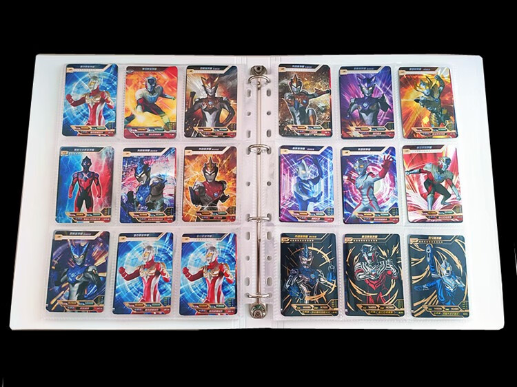 烫金大本卡册奥特曼卡片加厚满星金卡全套奥特手册活页小本收藏册