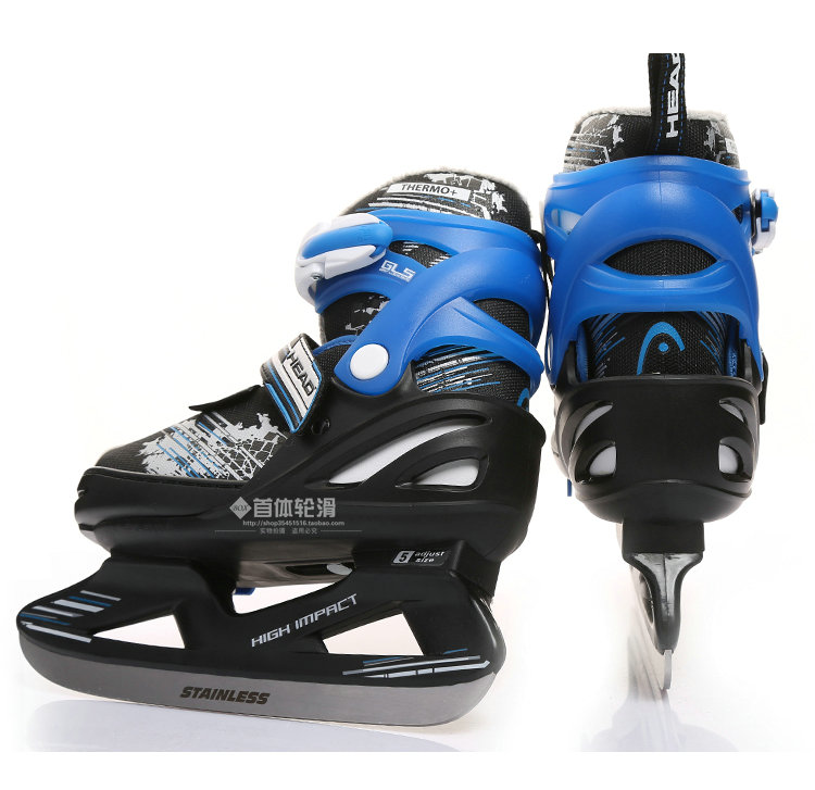 迪士尼官方旗舰花样滑冰鞋儿童冰刀鞋可调冰刀初学保暖冰球刀真冰702