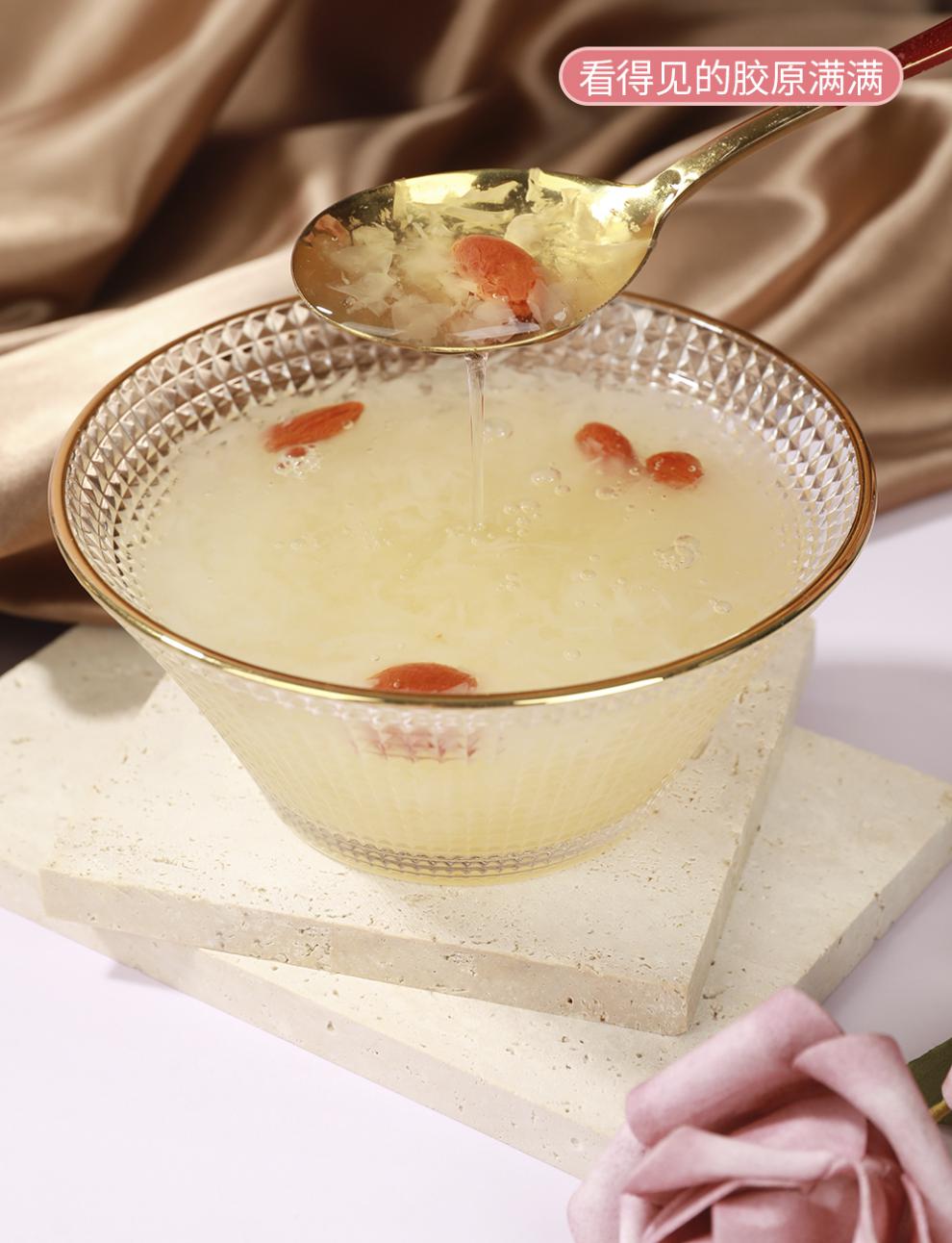 金燕耳古田特级金燕糯耳本草银耳羹81g冲泡即食白木耳金丝雪耳碎