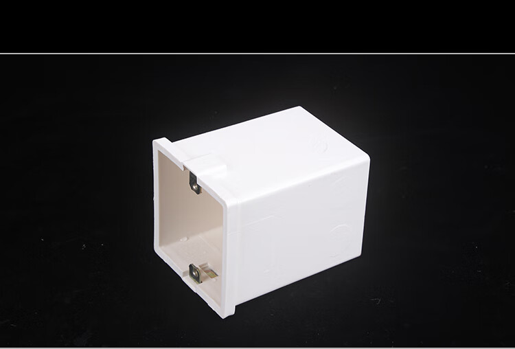 pvc接线盒86型暗盒加厚加深暗装底盒预埋线盒56780开关插座阻燃盒(不