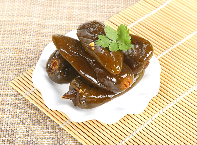 油焖港椒农家腌辣椒咸菜开胃下饭菜腌制即食泡辣椒贡椒酱菜拌饭菜小菜