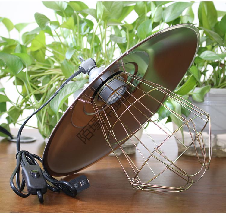 蔬菜大棚增温灯畜牧养殖保温兽用仔猪小鸡取暖灯泡灯罩育雏加热灯头带