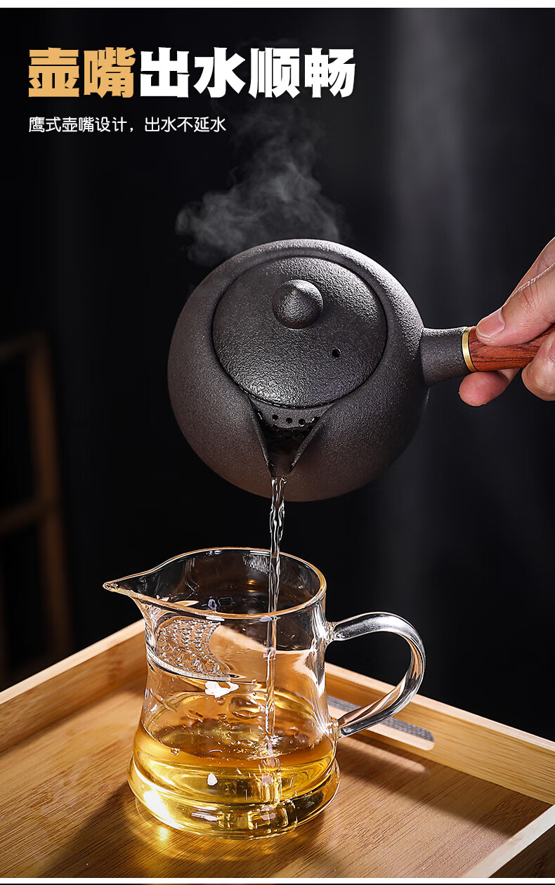 60正御堂煮茶壶煮茶器网红家用小型办公室电陶炉煮茶炉陶瓷普洱茶