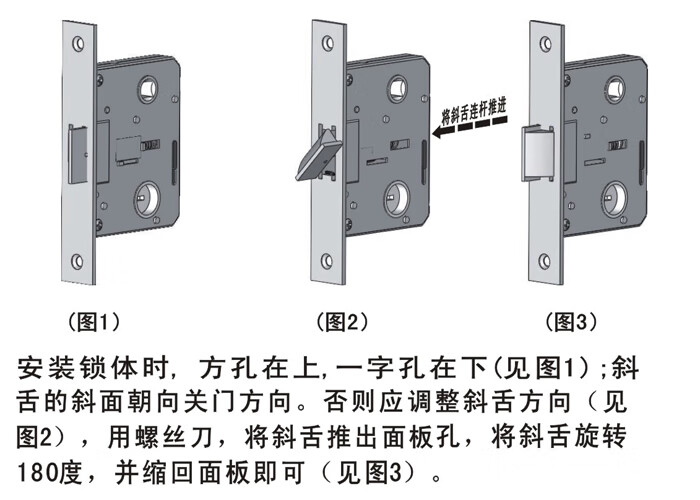 2022新款klc门锁室内德国klc锁体 5745单舌通用型房门锁芯配件 不锈钢