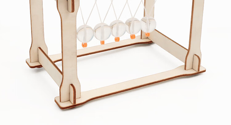 牛顿摆diy学生木质手工科技小制作能量转化物理科学实验steam玩具模型