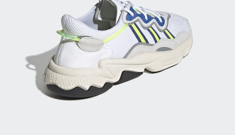 ozweego lxcon 易烊千玺限定款老爹鞋3m反光男女跑步鞋 橄榄绿 36