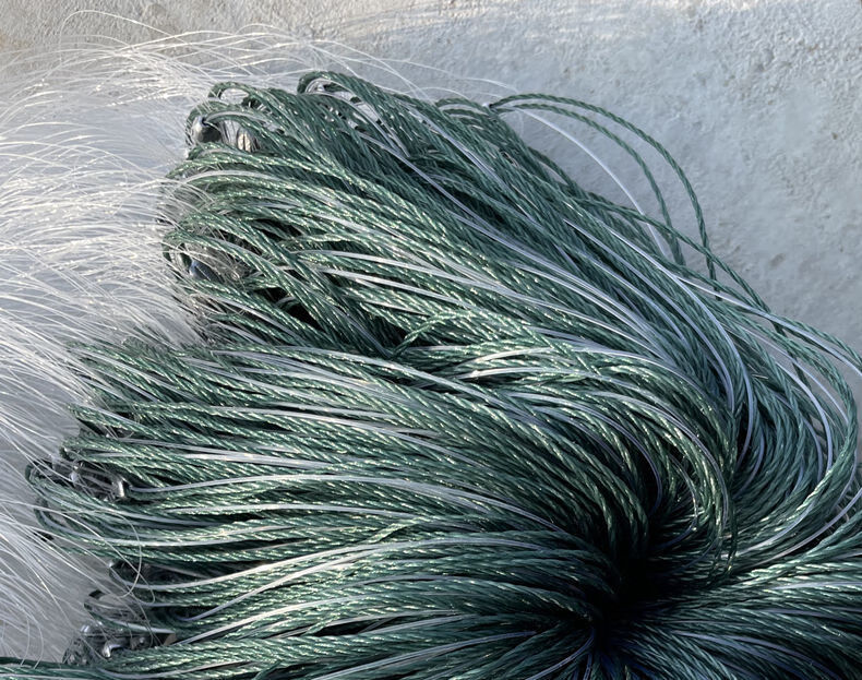 25丝三层渔网丝网挂网沉网草鱼鲢鱼专捕大鱼水库网7指鱼网150米 5米高