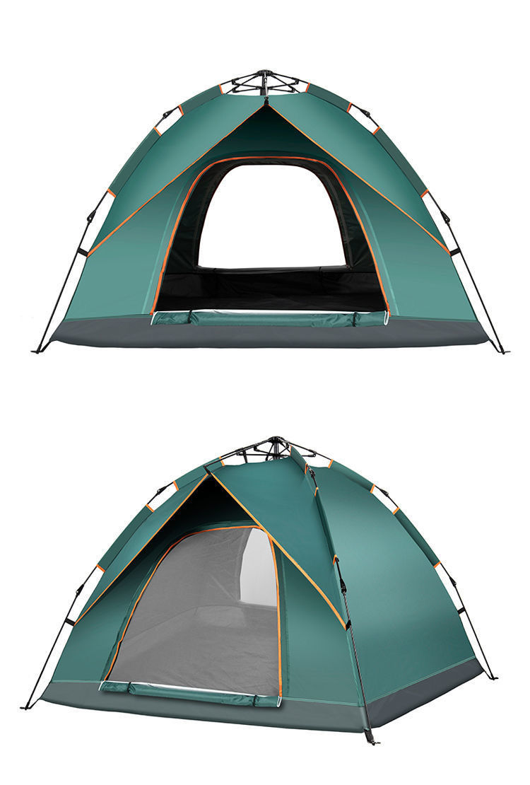 适用于户外野营全自动帐篷34人加厚防雨速开双人2人野外露营折叠沙滩