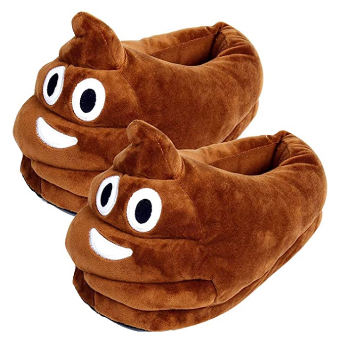 奇葩搞怪便便拖鞋居家屎粑粑棉拖男女冬季创意保暖鞋情侣恶搞卡通 大