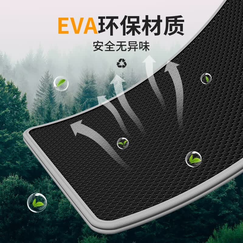 Qioh Double-layer Cat Litter Mat, Anti-spilling litter box Control litter mat, Extra-large anti-splashing and leakage litter Cat Toilet foot Mat, Floor mat, Cat litter mat, gray [75*55cm] thumbnail 5