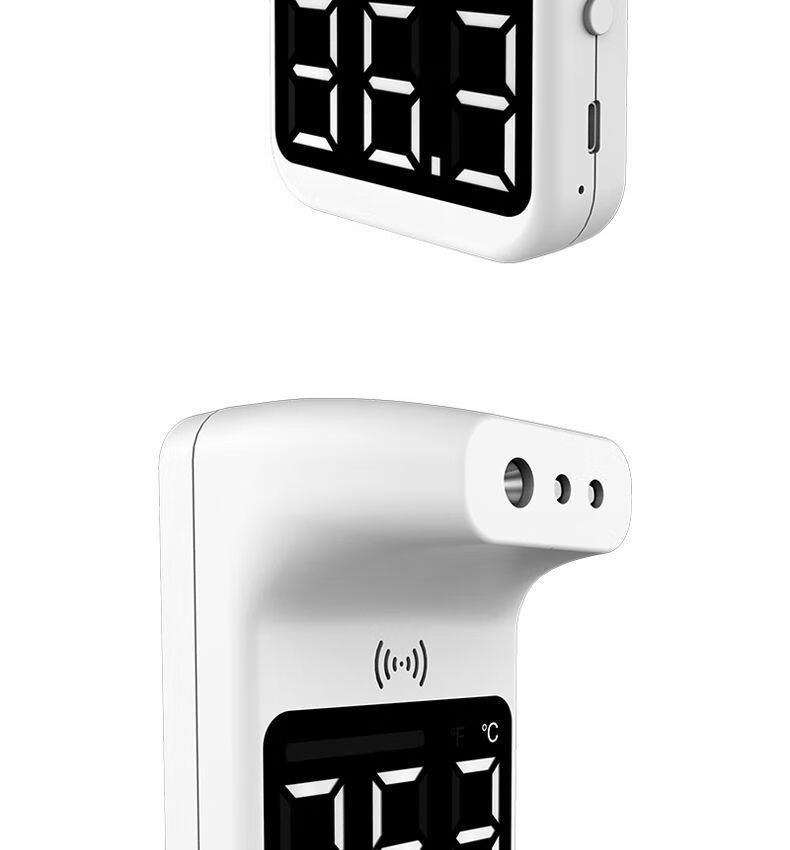 测温仪公共场所门口立式三脚架语音播报挂壁式红外自动人体测温计测温