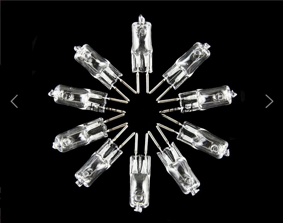 灯泡钨丝灯泡两脚灯卤素灯35w小灯泡插电g53小灯珠粗脚灯珠10支装