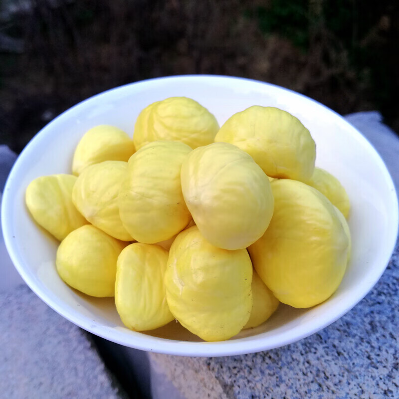 板栗仁生新鲜栗子手工去壳去皮甘栗仁生板栗真空包装450g