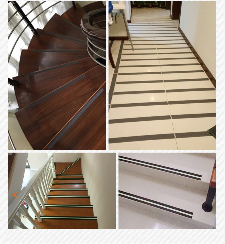 贴条楼梯台阶大理石警示贴胶条地贴线止滑pvc防滑耐磨款红色5厘米15米