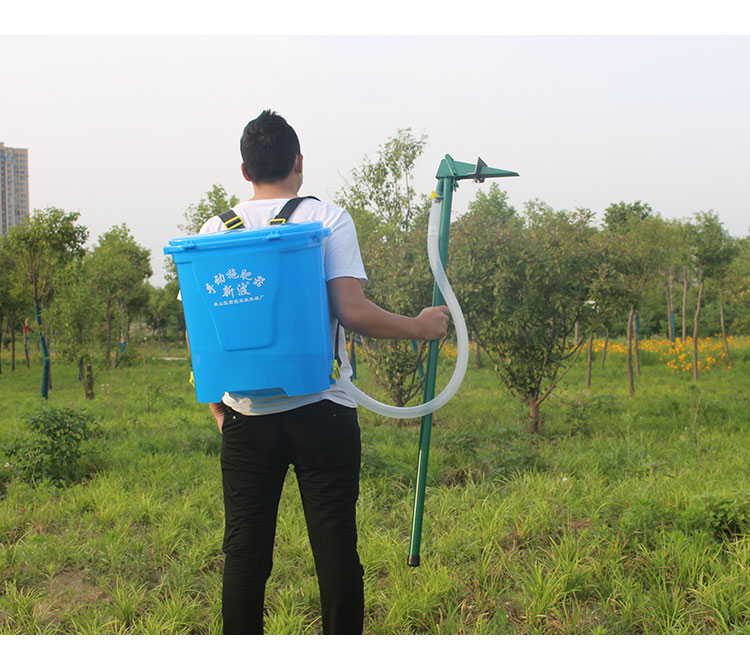 施肥神器背负式施肥机农用多功能施肥神器玉米上肥料器地下追肥器手动