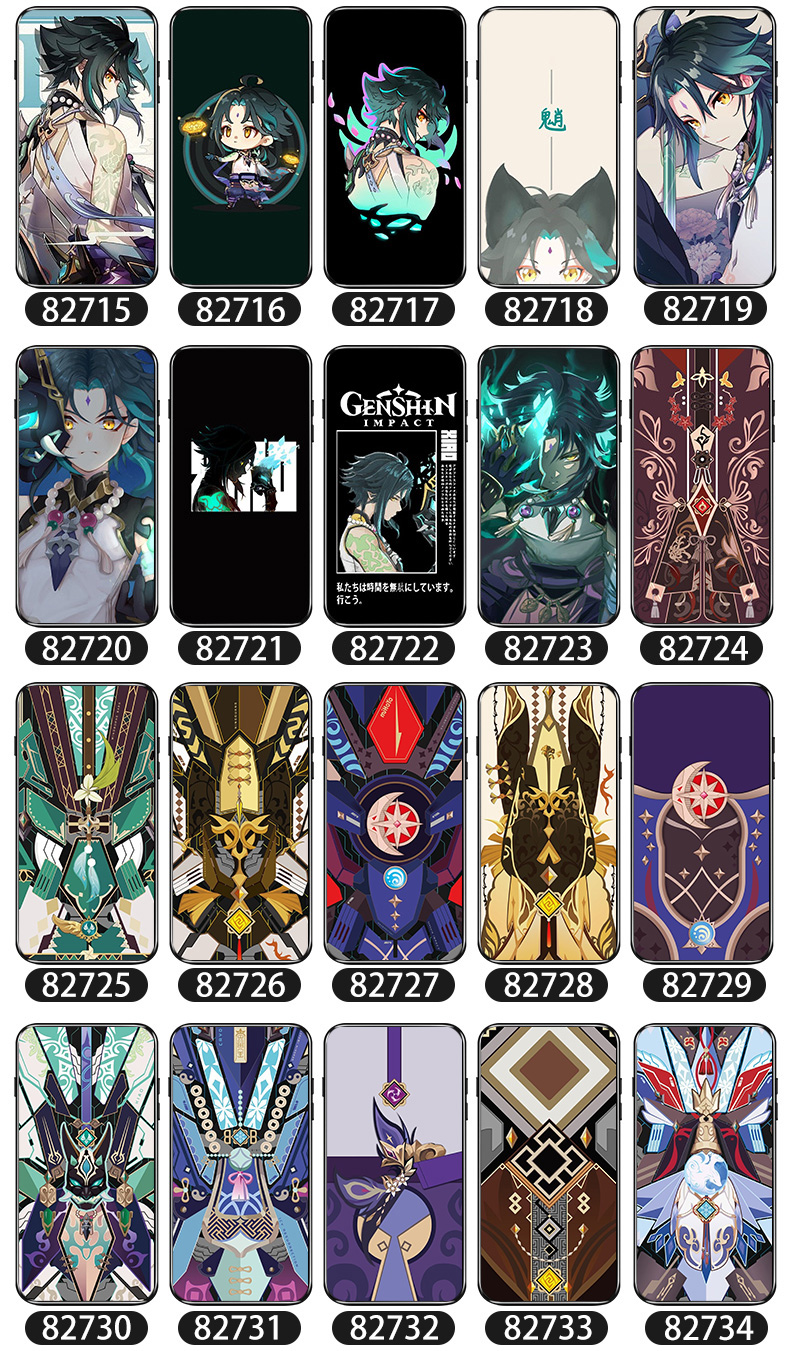 红米可莉原神手机壳华为nova7钟离8魈mate30刻晴p40pro小米vivo红米k