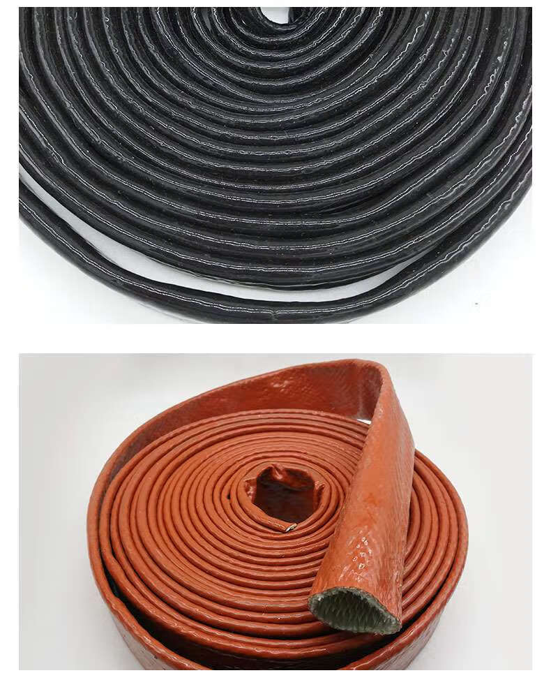 耐高温绝缘套管800度防火隔热硅胶管保护套电线电缆阻燃玻璃纤维 内径