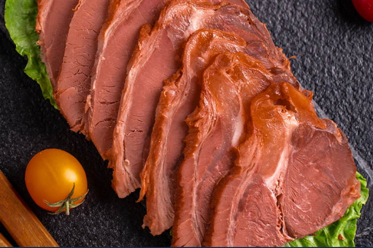 正宗内蒙古酱牛肉五香卤味熟食牛腱子真空开袋即食熟食酱牛肉500克500