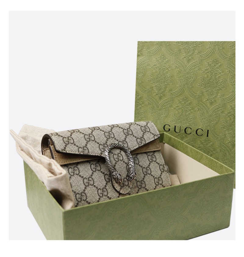 gucci/古驰dionysus酒神包人造帆布迷你单肩包预售 古驰赠品1(单拍不