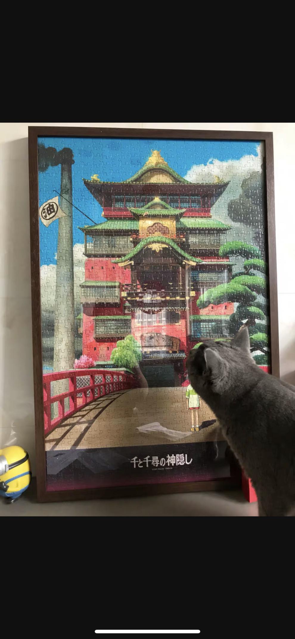 神孩子千与千寻油屋拼图宫崎骏1000片【图片 价格 品牌 报价】-京东