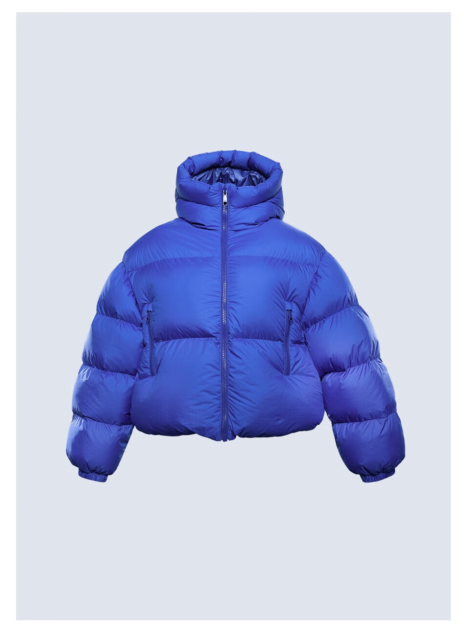 【京选品质】保姆鹅羽绒服 麦克菲 女款短款加厚面包服极寒保暖白鸭绒