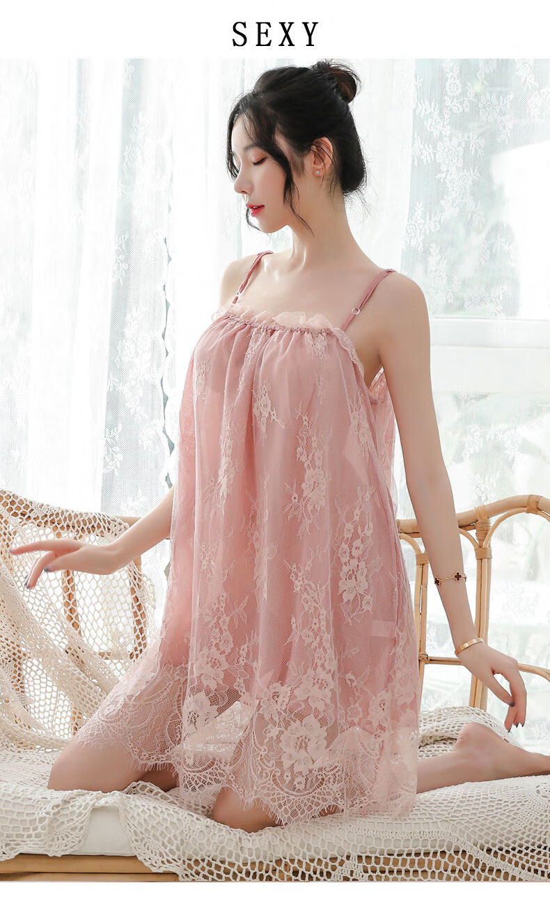 性感睡衣连体情趣内衣女极度诱惑套装女仆装吊带透视蕾丝角色扮演丝袜
