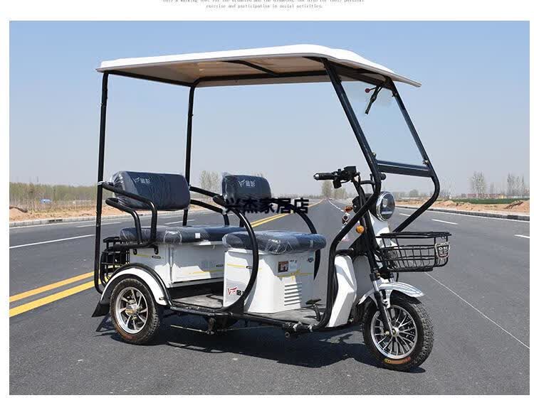 2022新电动三轮车篷新款小巴士挡风罩雨蓬帘遮阳老人全封闭加厚透明