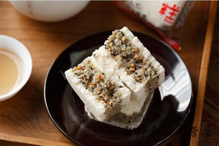 福建莆田特产仙游大腾枫亭糕糕点米糕学士传统手工糕礼盒装包老款40片