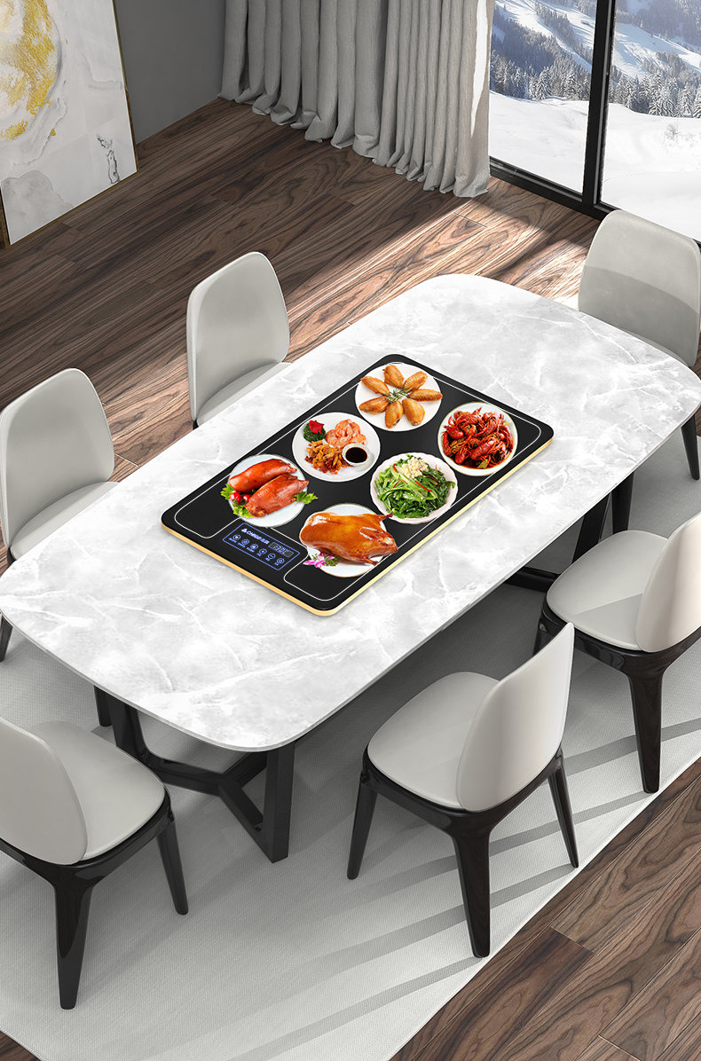 志高方形饭菜保温板智能桌面多功能暖菜板热菜板热菜神器家用加热方形