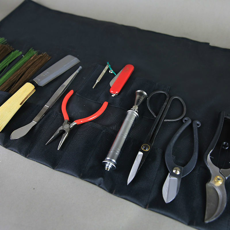 花艺师工具包插花工具套装剪刀器注水器铁丝镊子修枝剪钢刀虎雀蓝色