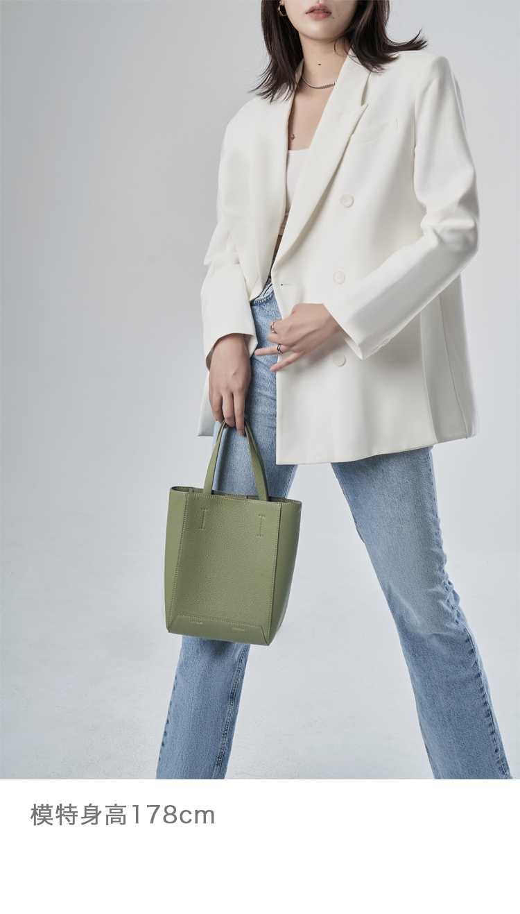 头层牛皮水桶包noiratelier原创迷你托特包意大利头层大容量水桶包单